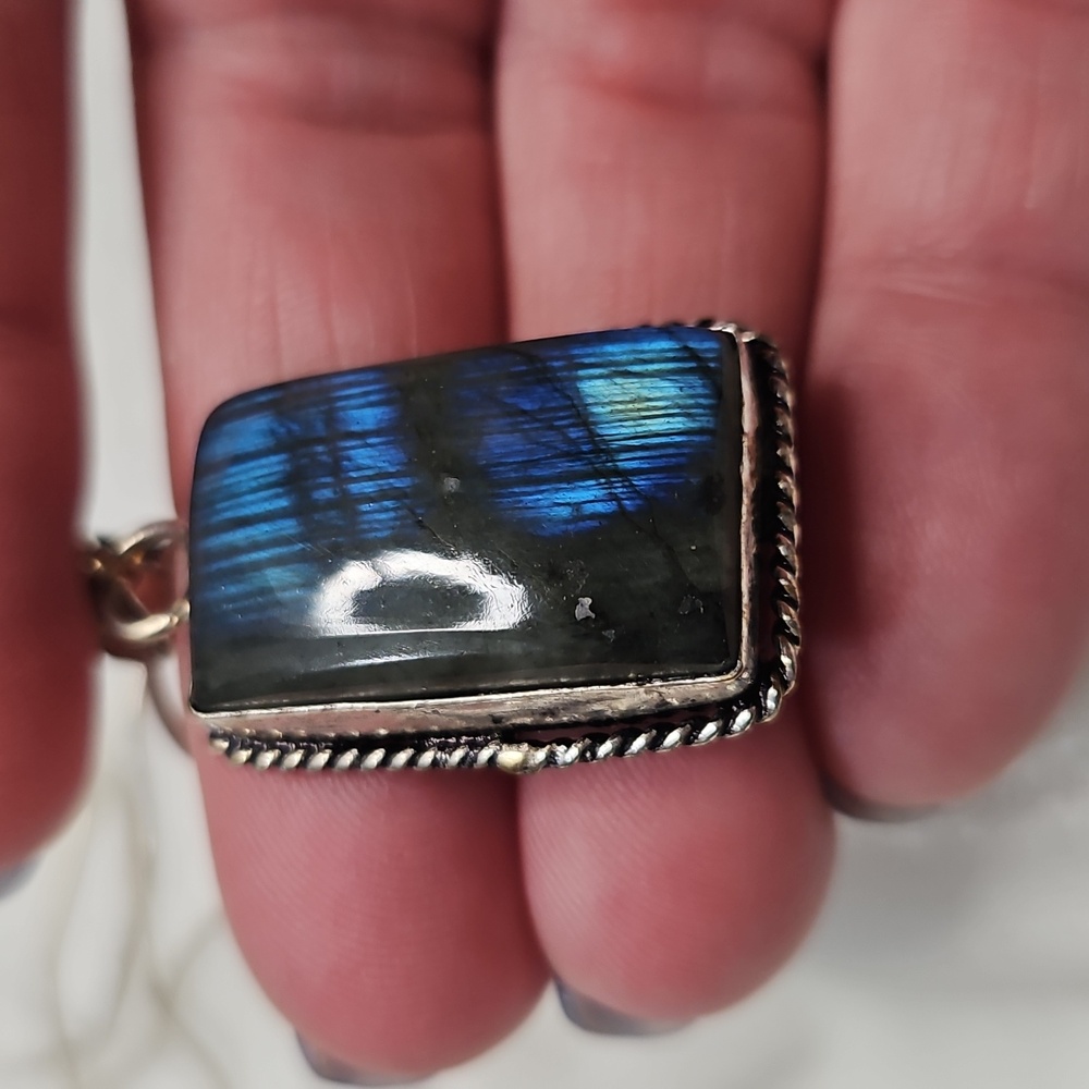Flashy Labradorite Square Shape Natural Gemstone … - image 2